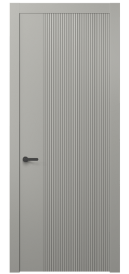 Дверь межкомнатная АКП 8623 МНСР. Цвет Матовый нейтральный серый. Материал Гладкая эмаль. Коллекция Dune. Картинка.