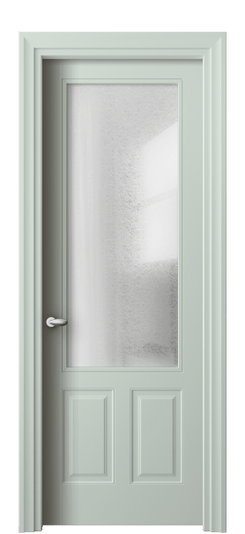 Дверь межкомнатная 8522 NCS S 1005-B80G ЛЕД. Цвет NCS NCS S 1005-B80G. Материал Гладкая эмаль. Коллекция Эссе. Картинка.