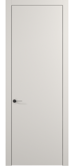 Дверь межкомнатная 0010 МПБЛ. Цвет Матовый пудровый белый. Материал Гладкая эмаль. Коллекция Planum Pro. Картинка.