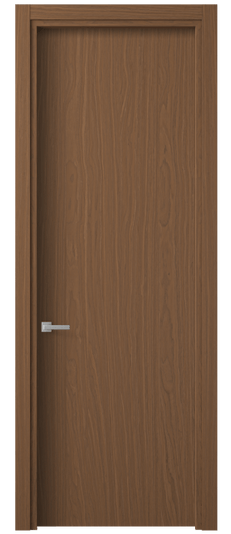 Дверь межкомнатная 0010 МШНДШ. Цвет Дуб шоколадный матовый. Материал Мультишпон Naturwood. Коллекция Planum. Картинка.