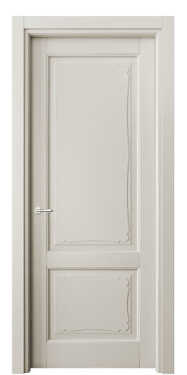 Дверь межкомнатная 6323 БОС. Цвет Бук облачный серый. Материал Массив бука эмаль. Коллекция Toscana Elegante. Картинка.