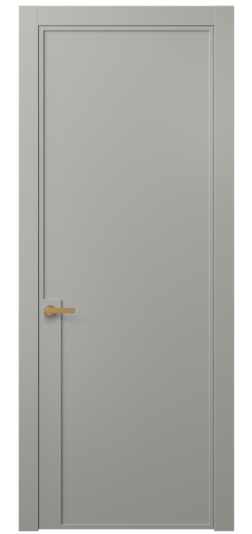 Дверь межкомнатная АКП 8603 МНСР. Цвет Матовый нейтральный серый. Материал Гладкая эмаль. Коллекция Frame. Картинка.