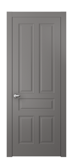 Дверь межкомнатная АКП 8531 МКЛС Матовый классический серый. Цвет Матовый классический серый. Материал Гладкая эмаль. Коллекция Esse. Картинка.