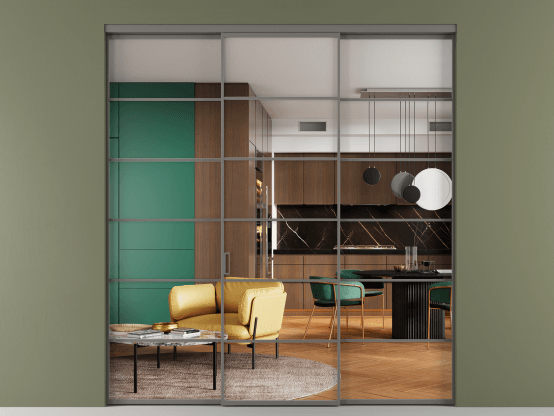 Алюминевая перегородка АЛПР 040.04_АКЛС_Crystalvision_new. Цвет Алюминий классический серый. Материал Алюминий в эмали. Коллекция Перегородка Formato внутри проёма 3 створки. Фото. Алюминевая перегородка АЛПР 040.04_АКЛС_Crystalvision_new. Цвет Алюминий классический серый. Материал Алюминий в эмали. Коллекция Перегородка Formato внутри проёма 3 створки. Картинка.