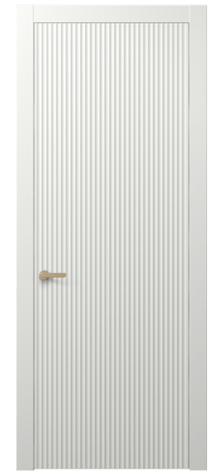 Дверь межкомнатная АКП 8641 МССР. Цвет Матовый светло-серый. Материал Гладкая эмаль. Коллекция Alba. Картинка.