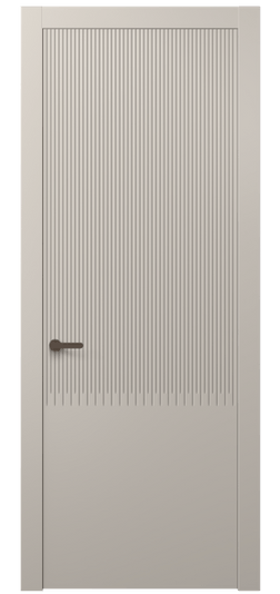 Дверь межкомнатная 8627 МСБЖ . Цвет Матовый светло-бежевый. Материал Гладкая эмаль. Коллекция Dune. Картинка.