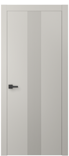 Дверь межкомнатная АКП 8042 МОС Матовый облачно-серый. Цвет Матовый облачно-серый. Материал Гладкая эмаль. Коллекция Linea. Картинка.