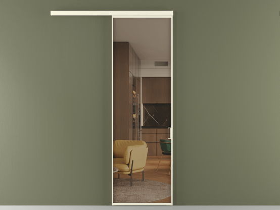 Алюминевая перегородка АЛПР 040.01_АМБ_Бронза триплекс_new. Цвет Алюминий молочно-белый. Материал Алюминий в эмали. Коллекция Перегородка Formato вдоль стены 1 створка. Фото. Алюминевая перегородка АЛПР 040.01_АМБ_Бронза триплекс_new. Цвет Алюминий молочно-белый. Материал Алюминий в эмали. Коллекция Перегородка Formato вдоль стены 1 створка. Картинка.