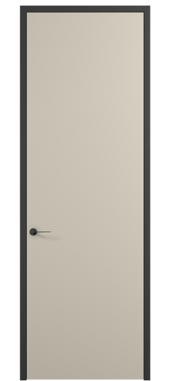 Дверь межкомнатная 0010 АКП ПЭСБ. Цвет ПЭТ светло-бежевый. Материал ПЭТ. Коллекция Planum Pro. Картинка.