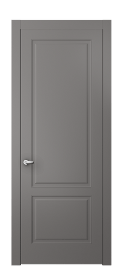 Дверь межкомнатная АКП 8551 МКЛС Матовый классический серый. Цвет Матовый классический серый. Материал Гладкая эмаль. Коллекция Esse. Картинка.