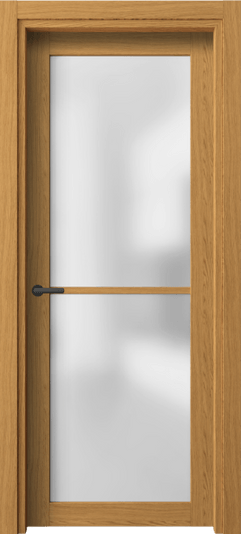 Дверь межкомнатная 2108 ВНД САТ. Цвет Ванильный дуб. Материал Ламинатин. Коллекция Нео. Картинка.