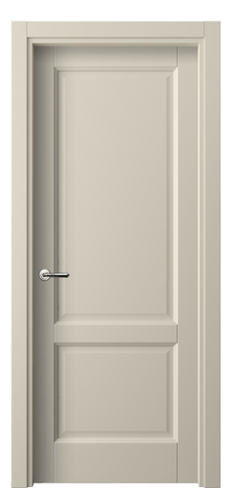 Дверь межкомнатная 1421 ПЭСБ. Цвет ПЭТ светло-бежевый. Материал ПЭТ. Коллекция Galant. Картинка.