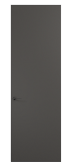 Дверь межкомнатная 0010 ПЭГФ. Цвет ПЭТ графитовый. Материал ПЭТ. Коллекция Planum Pro. Картинка.