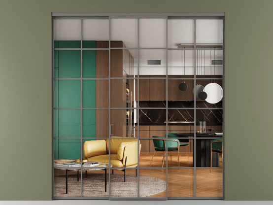 Алюминевая перегородка АЛПР 040.05_АКЛС_Crystalvision_new. Цвет Алюминий классический серый. Материал Алюминий в эмали. Коллекция Перегородка Formato внутри проёма 3 створки. Фото. Алюминевая перегородка АЛПР 040.05_АКЛС_Crystalvision_new. Цвет Алюминий классический серый. Материал Алюминий в эмали. Коллекция Перегородка Formato внутри проёма 3 створки. Картинка.