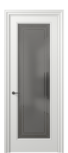 Межкомнатная дверь 8400 МССР СЕР САТ ГРА. Цвет Матовый светло-серый. Материал Гладкая эмаль. Коллекция Mascot. Фото. Дверь межкомнатная 8400 МССР СЕР САТ ГРА. Цвет Матовый светло-серый. Материал Гладкая эмаль. Коллекция Mascot. Картинка.