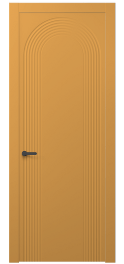 Дверь межкомнатная 8648 Пастельно-жёлтый RAL 1034. Цвет RAL Пастельно-жёлтый RAL 1034. Материал Гладкая эмаль. Коллекция Альба. Картинка.