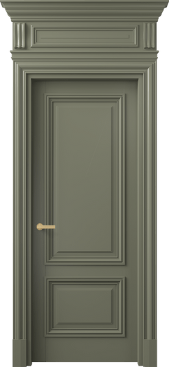 Дверь межкомнатная 7303 БОТ. Цвет Бук оливковый тёмный. Материал Массив бука эмаль. Коллекция Antique. Картинка.