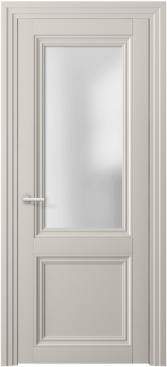 Дверь межкомнатная 2524 ПЭСС САТ. Цвет ПЭТ светло-серый. Материал ПЭТ. Коллекция Centro. Картинка.