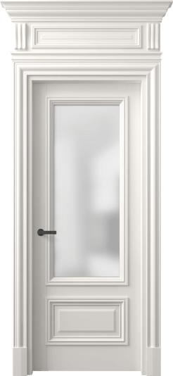 Дверь межкомнатная 7306 БПБЛ САТ. Цвет Бук пудровый белый. Материал Массив бука эмаль. Коллекция Antique. Картинка.