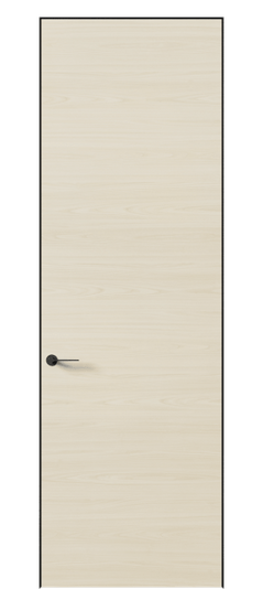 Дверь межкомнатная 0010 АКП МОЯ. Цвет Молочный ясень. Материал Ciplex ламинатин. Коллекция Planum Pro. Картинка.