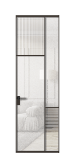 АЛПЛ041.10 ААН Рифлёное стекло "Дюна" + Фактурное стекло "Лёд"