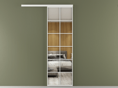 Перегородка Formato вдоль стены 1 створка