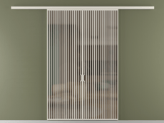 Перегородка Formato вдоль стены 2 створки