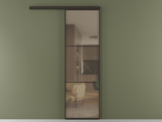 Перегородка Formato вдоль стены 1 створка