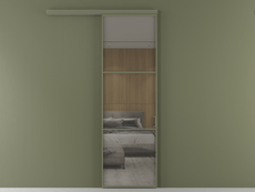 Перегородка Formato вдоль стены 1 створка