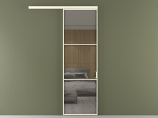 Перегородка Formato вдоль стены 1 створка