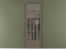 Перегородка Formato вдоль стены 1 створка