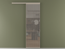 Перегородка Formato вдоль стены 1 створка