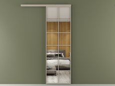 Перегородка Formato вдоль стены 1 створка