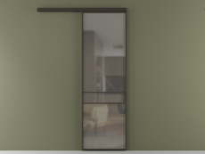 Перегородка Formato вдоль стены 1 створка