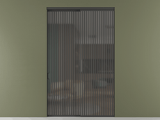 Перегородка Формато внутри проёма 2 створки