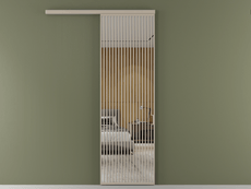 Перегородка Formato вдоль стены 1 створка