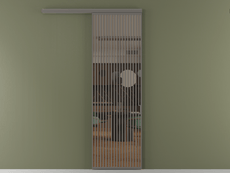 Перегородка Formato вдоль стены 1 створка