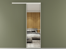 Перегородка Formato вдоль стены 1 створка