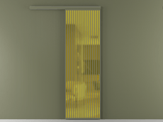 Перегородка Формато вдоль стены 1 створка