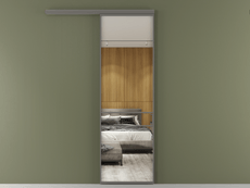 Перегородка Formato вдоль стены 1 створка