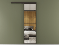 Перегородка Formato вдоль стены 1 створка