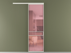 Перегородка Формато вдоль стены 1 створка