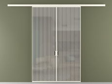 Перегородка Formato вдоль стены 2 створки