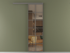 Перегородка Formato вдоль стены 1 створка