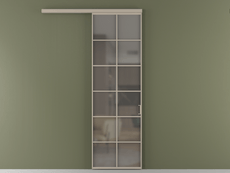 Перегородка Formato вдоль стены 1 створка