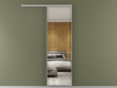 Перегородка Formato вдоль стены 1 створка