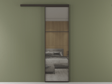 Перегородка Formato вдоль стены 1 створка