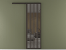 Перегородка Formato вдоль стены 1 створка