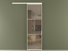 Перегородка Formato вдоль стены 1 створка