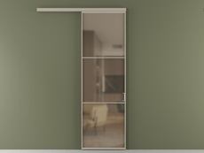 Перегородка Formato вдоль стены 1 створка